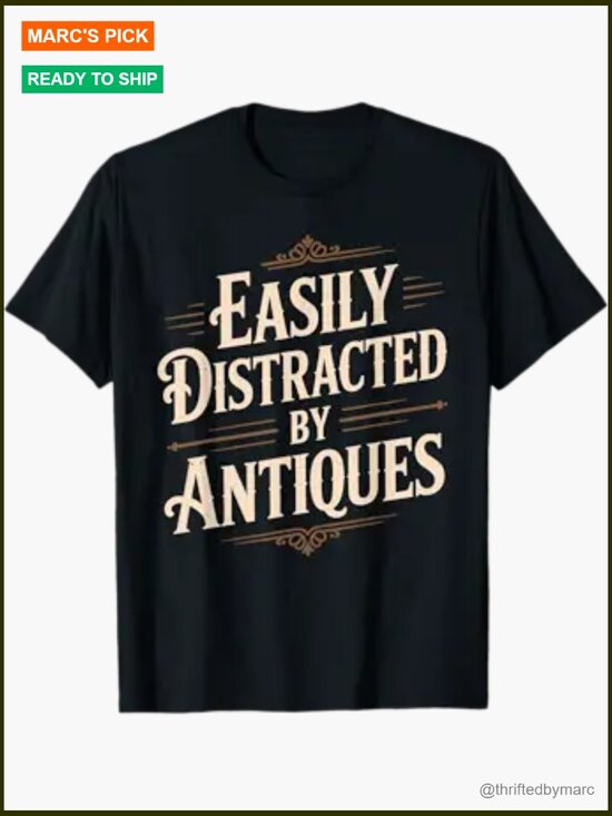 Tops - Vintage Collectibles Antique Enthusiast Novelty Tee